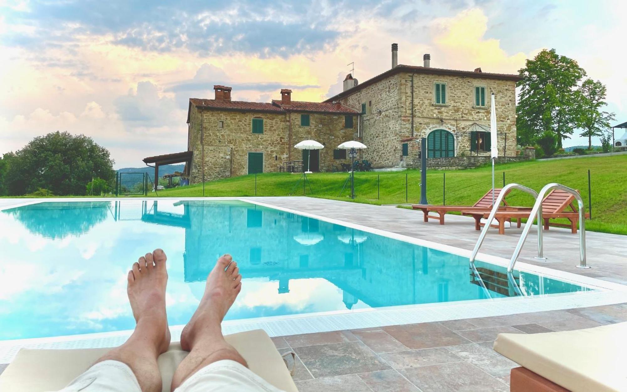 צ'יביטלה אין ואל די קיאנה Agriturismo I Poggilunghi מראה חיצוני תמונה