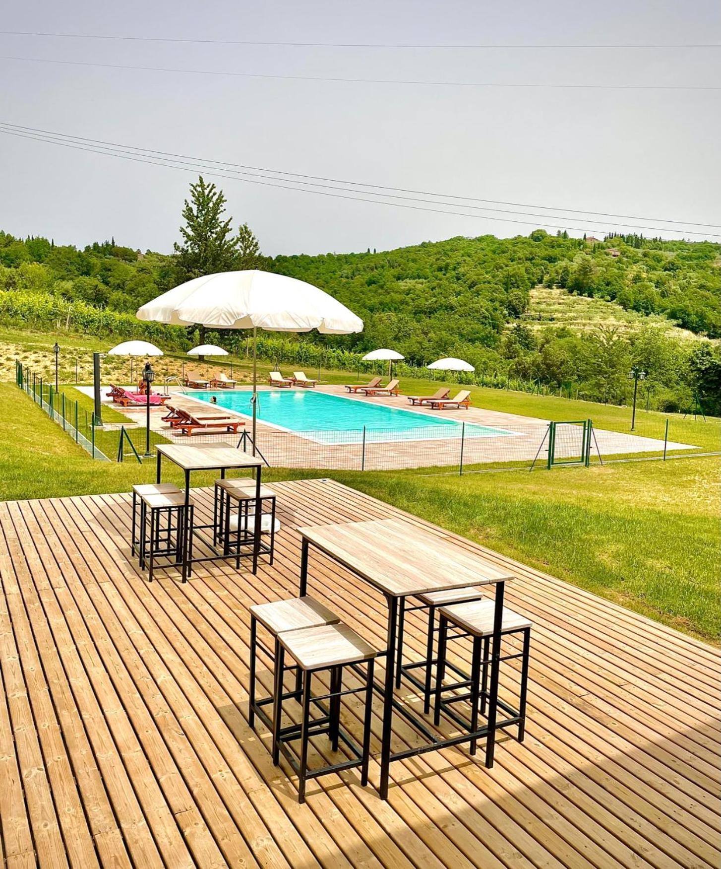 צ'יביטלה אין ואל די קיאנה Agriturismo I Poggilunghi מראה חיצוני תמונה